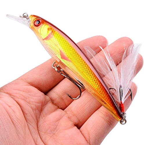 1PCS Laser Bait 11 Cm 13 G Hook Fish Shaking Fishing Tackle Artificial Hard Bait Swimming Bait (Color : 21)