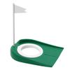 Pwshymi Golf Putting Cup Mini Putt Hole Plastic Indoor Putt Putt Greens Practice Aids Adjustable Hole White Flag Inside Putt for Indoor Outdoor Home Office Golf view 1