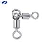 10/20/30/40/100 Pcs American Snap Swivel 2 Connected Connector High Strength 100% Stainless Steel Solid Welded Rings Barrel Swivels Saltwater Fishing Size 4/0,3/0,2/0,1/0,1# (4/0+3/0, 50 pcs) view 3