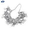 10/20/30/40/100 Pcs American Snap Swivel 2 Connected Connector High Strength 100% Stainless Steel Solid Welded Rings Barrel Swivels Saltwater Fishing Size 4/0,3/0,2/0,1/0,1# (4/0+3/0, 50 pcs) view 4