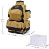 BASSDASH Fishing Tackle Backpack Water Resistant Tactical Bag Soft Tackle Box with Rod Holder and Protective Rain Cover view 2