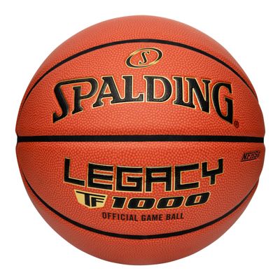 Spalding Legacy TF-1000 Indoor Game Basketballs, Dry Grip Microfiber Composite Cushioned Cover, High School Approved - Size 7, 29.5"