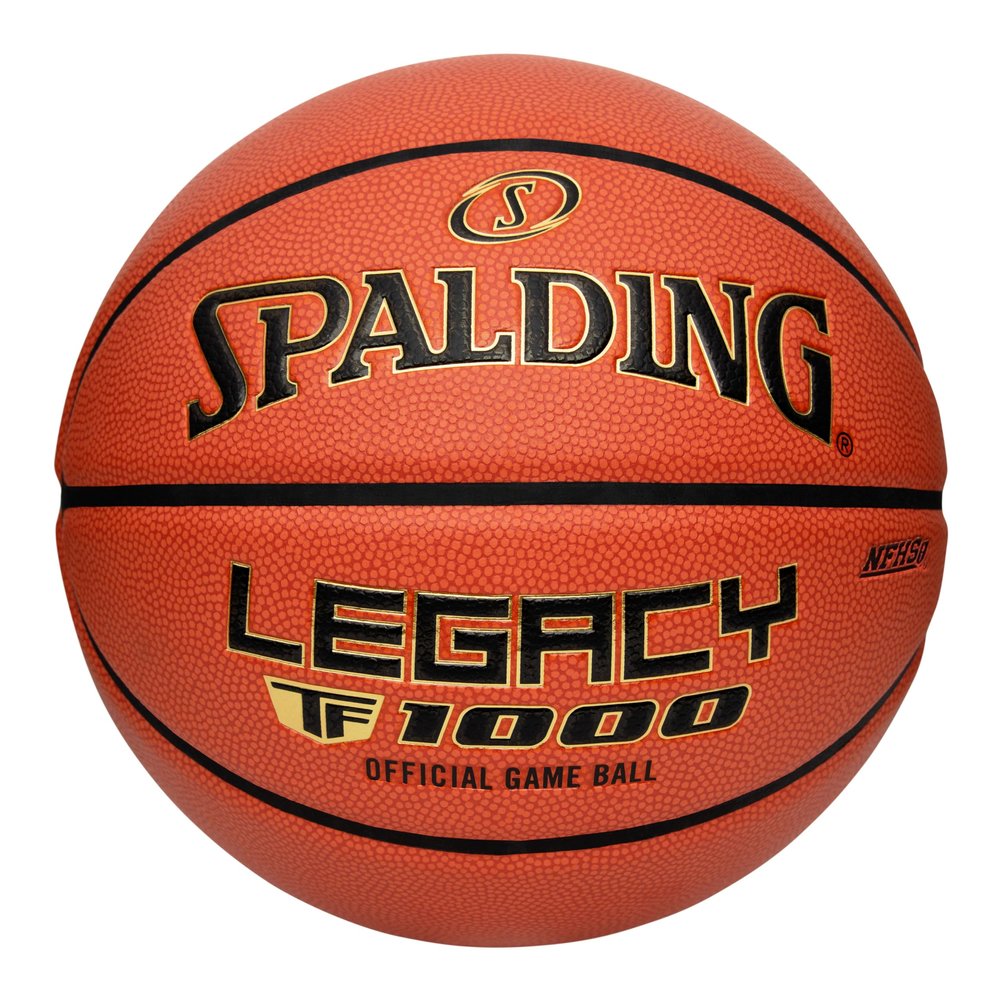 Spalding Legacy TF-1000 Indoor Game Basketballs, Dry Grip Microfiber Composite Cushioned Cover, High School Approved - Size 7, 29.5"
