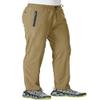 BGOWATU Men's Sweatpants with Zip Pockets Lightweight Quick Dry Athletic Workout Joggers Elastic Waist Hiking Travel Pants A2 Khaki S view 1