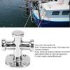 Aramox Cross Bollard, Marine Single Cross Bollard Mooring Bitt Cleat 316 Stainless Steel 62x63x83mm Deck Hardware for Boat view 3