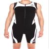 Kiwami Rio LD Men's Trisuit - Tri Suits - Triathlon Trisuit Men (Black/White, X-Small) view 1