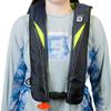 BLUESTORM Cirrus26 Inflatable PFD Life Jackets for Adults | US Coast Guard Approved Automatic Life Vest w/Manual Override Convertibility (Hi Vis, One Size) view 4