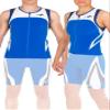 Kiwami Rio Men's Tri Top - Tri Top - Triathlon Men's Top (Black/Blue, X-Small) view 1