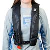 BLUESTORM Cirrus26 Inflatable PFD Life Jackets for Adults | US Coast Guard Approved Automatic Life Vest w/Manual Override Convertibility (Apex Black, One Size) view 3