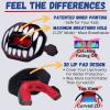 Oral Mart Vampire Fangs Football Mouth Guard - Lip Guard Mouthpiece | Lip Protector Mouthguard (Detachable Strap Included) view 4