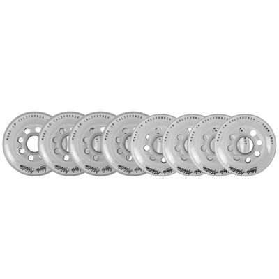 Labeda Wheels 80mm /76mm Hilo Set Addiction White Inline Indoor Roller Hockey