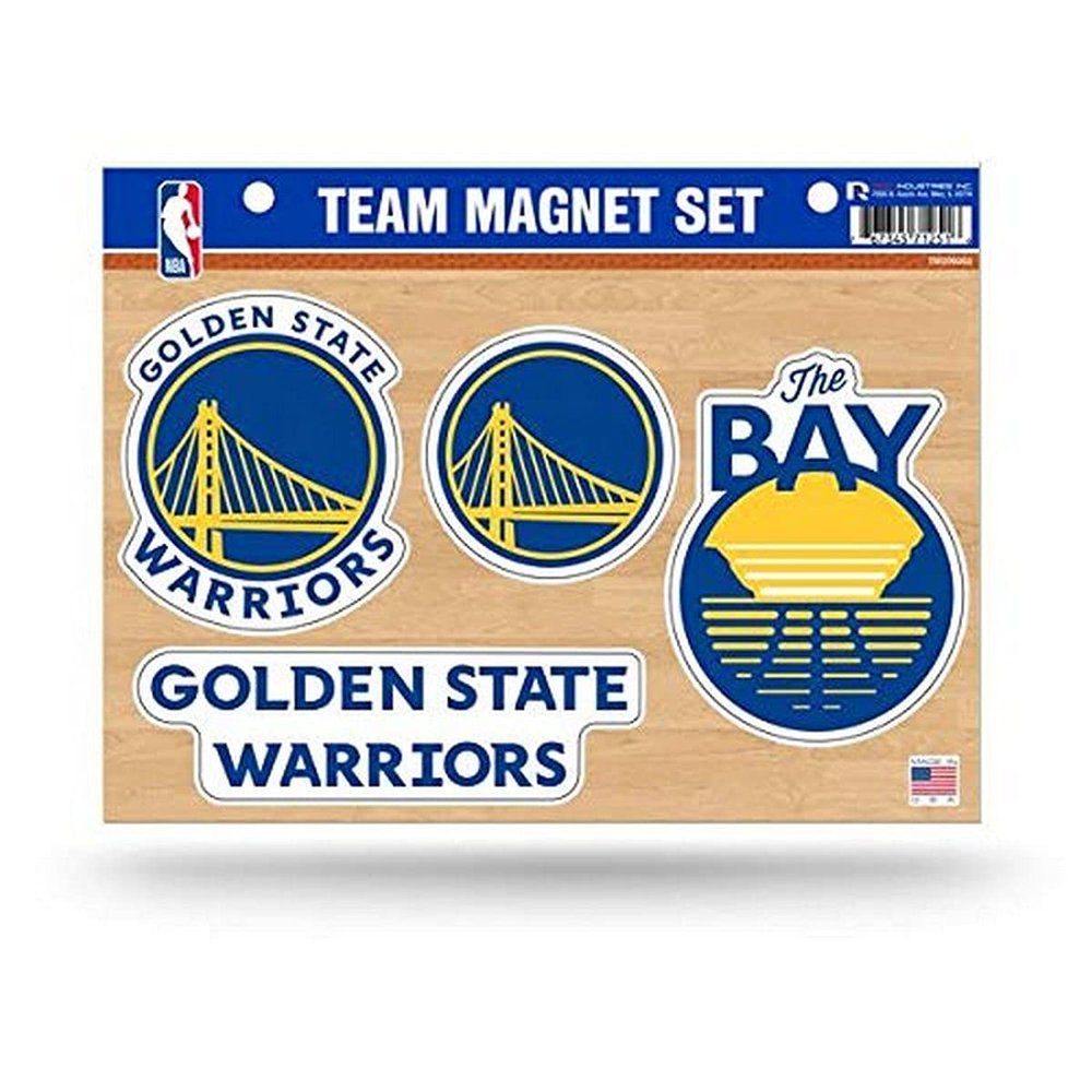 Rico Industries NBA Golden State Warriors Die Cut Team Magnet Set Sheet, 8.5 x 11-"