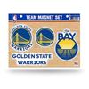 Rico Industries NBA Golden State Warriors Die Cut Team Magnet Set Sheet, 8.5 x 11-" view 1