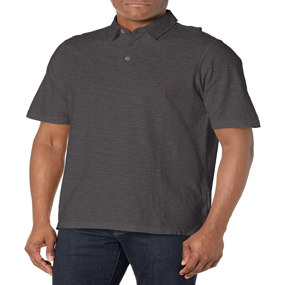 Charles River Apparel Men's Freetown Polo, Charcoal, 5X-Large