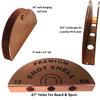 donlaz Premium Shot Shell Turkey Fan Mount (1) Large Sized Trophy Fan Display plaque kit Copper for a Real Shot Shell Look, by Far The Best Looking Turkey Mounts, Sleek Clean Look view 2