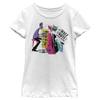Disney Girl's Half Note Jazz Club Badge T-Shirt, White, Large view 2