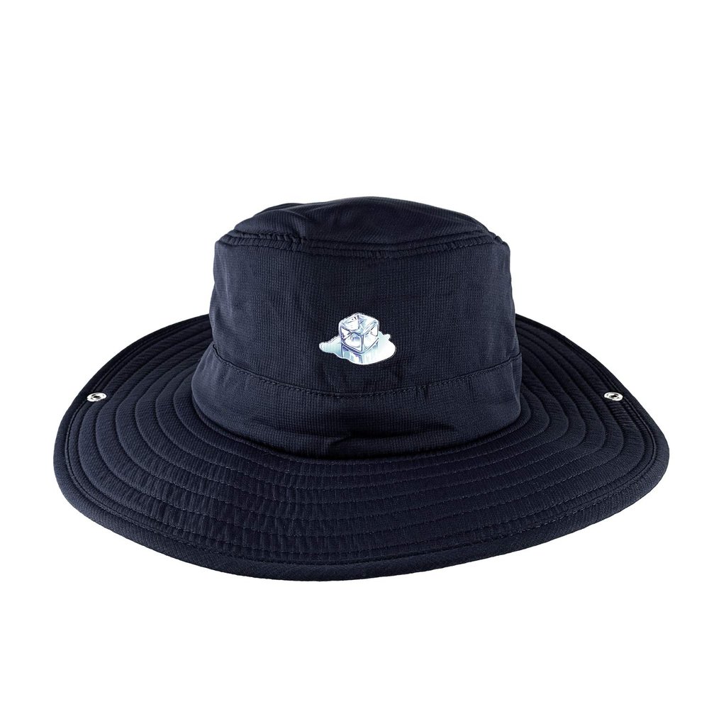 ICED Bucket Hat - Insulated Cooling Hat for ICE (Navy, Regular)