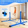 FC FUNCHEER Gymnastics Bar for Kids Ages 3-15, 35" to 60" Adjustable Height, 4FT Wide Base - Professional Kip Bar with 360 Stability & Fiberglass Crossbar, Easy Fold&Solid Design for Home Training view 2