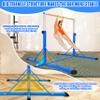 FC FUNCHEER Gymnastics Bar for Kids Ages 3-15, 35" to 60" Adjustable Height, 4FT Wide Base - Professional Kip Bar with 360 Stability & Fiberglass Crossbar, Easy Fold&Solid Design for Home Training view 4