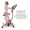 Kids indoor Exercise Bike,kid stationary bike with LCD Display,Light and Simple Modern Style,Suitable for Children to Exercise at Home,Blue view 4