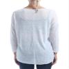 YEAHDOR Women's Long Sleeve See Through Mesh Dance Top Yoga Workout Active Shirt Sheer Dance Cover Up White OneSize view 2