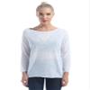 YEAHDOR Women's Long Sleeve See Through Mesh Dance Top Yoga Workout Active Shirt Sheer Dance Cover Up White OneSize view 3