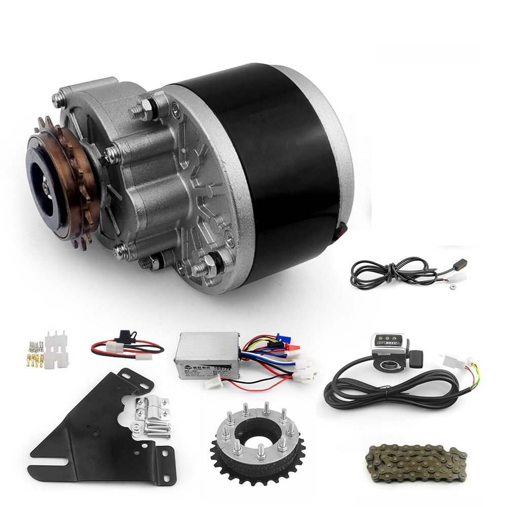 L-faster 24V 36V 250W Bike Motor Kit for V Brake Bike Left Drive Brake Sensor Fit Hydraulic Oil Brake Handle (24V 250W kit)