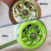 120mm x 28mm Light-up Kick Scooter Front Wheels 8mm OD Inline, LED Bearing Skateboard Silent Flash Wheel with Bearings ABEC-9 for Foldable Micro Mini 2-3-4 Wheel Kids Scooter Kickboard view 4