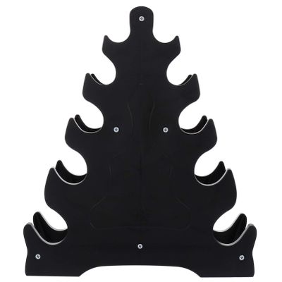 Black Dumbbell Storage Rack Dumbbell Holder Rack Stand for Home Workout Gym Exercise Supplies