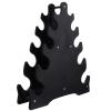 Black Dumbbell Storage Rack Dumbbell Holder Rack Stand for Home Workout Gym Exercise Supplies view 2