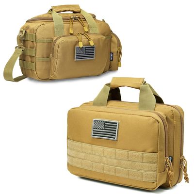 DBTAC Pistol Handbag XS for 1~2 Pistol + Range Bag Small for 2X Pistol (Brown)