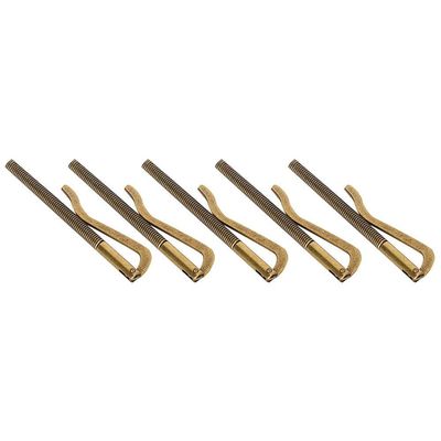 5 Pack Metal Money Clips, 85mm Bronze Spring Steel Cash Holder for Leather Wallet, Credit Card Check Organization