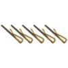 5 Pack Metal Money Clips, 85mm Bronze Spring Steel Cash Holder for Leather Wallet, Credit Card Check Organization view 1