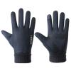 FUFU Gloves Cycling Gloves,Winter Waterproof Touchscreen Gloves Windproof Thermal Gloves with Non-Slip Full Finger for Driving,Running (Color : Blue) view 1