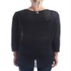 YEAHDOR Women's Long Sleeve See Through Mesh Dance Top Yoga Workout Active Shirt Sheer Dance Cover Up Black OneSize view 2