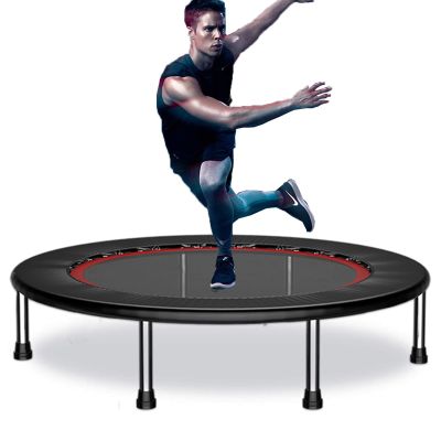 TXTC Mini Trampoline for Adults, Indoor Small Rebounder Exercise Trampoline for Workout Fitness for Quiet and Safely Cushioned Bounce,Indoor Exercise (Color : D-40inch)