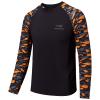BASSDASH Youth UPF50+ Camo Long Sleeve Fishing Shirt UV Protection Quick Dry Tee