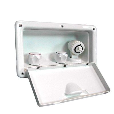 USAMADE Stowaway Shower for Boats and RVs - Freshen Up on The Move with Our Stowaway Shower - Get That Saltwater and Stink Off Without Leaving Your Boat Or Trailer. (Hot and Cold Water)