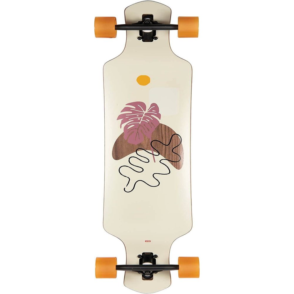 Globe Geminon 40 Rock Pre-Built Longboard Complete - Walnut/Monstera