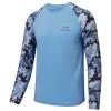 BASSDASH Youth UPF50+ Camo Long Sleeve Fishing Shirt UV Protection Quick Dry Tee view 1