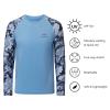 BASSDASH Youth UPF50+ Camo Long Sleeve Fishing Shirt UV Protection Quick Dry Tee view 3