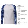 BASSDASH Youth UPF50+ Camo Long Sleeve Fishing Shirt UV Protection Quick Dry Tee view 3