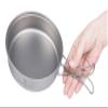 iBasingo Titanium Camping Cookware Set with Folding Handle Ultralight Backpacking Cookset 1000ml Pot & 500ml Pan Compact Outdoor Hiking Cooking Mess kit Ti2042C view 4