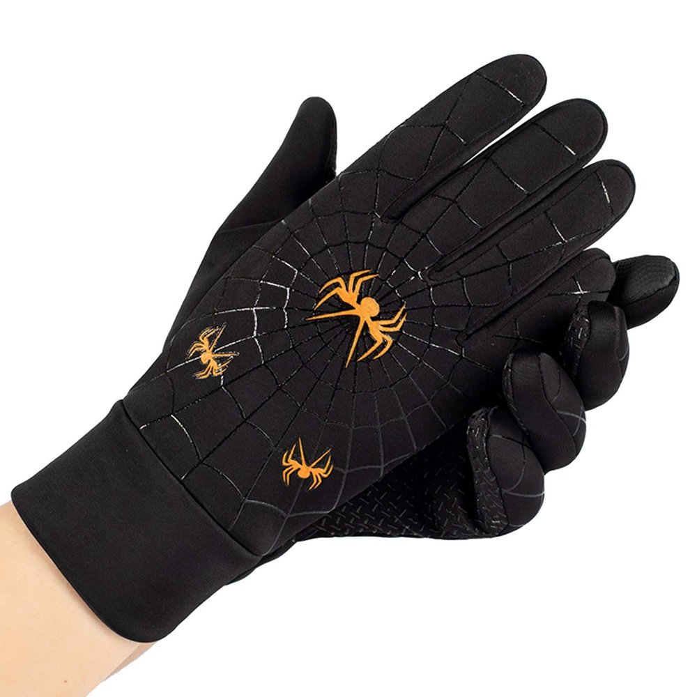 FUFU Gloves Cycling Gloves Touch Screen Anti-Slip Thickend Warm Sports Gloves (Color : Yellow)