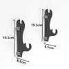 WANLIAN Sword Display Wall Mount, Sword Display Wall Mount, Acrylic Two-Layer Wall Mounted Samurai Sword Stand Display Stand, Luxury Table Stand for Katana or Wakizashi Sword, can Support All Swords view 2