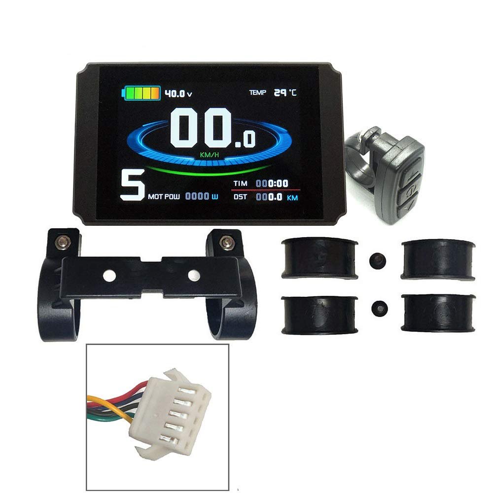 NBPOWER KT Ebike LCD Display Kuteng 24V 36V 48V Colourful KT LCD8HP Electric Bicycle Bike Display for Electric Bike Kit
