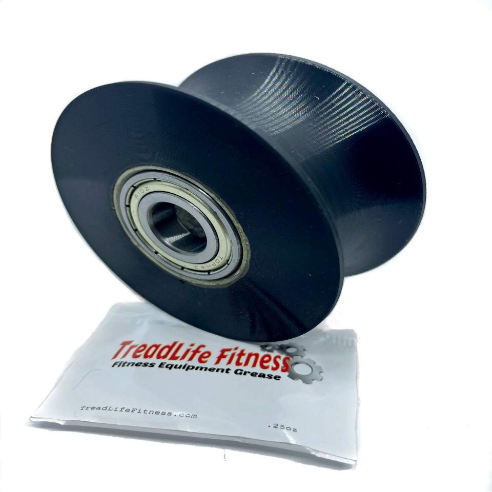 TreadLife Fitness Elliptical Wheel - Works on Proform - Part Number 340773 - COMES with FREE TREADLIFE FITNESS BEARING GREASE $10 VALUE!