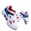 E-8 Quad Roller Skates for Women & Girls, Adult & Children's Parkour Shoes with Retractable Wheels view 1