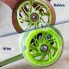 120mm x 28mm Light-up Kick Scooter Front Wheels 8mm OD Inline, LED Bearing Skateboard Silent Flash Wheel with Bearings ABEC-9 for Foldable Micro Mini 2-3-4 Wheel Kids Scooter Kickboard view 4