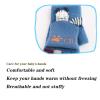 Kid's Clamshell Woolen Gloves for Boys and Girls Autumn and Winter Students Writing Half-Finger Fingerless Winter Cute Cat 1-3 Years Old Baby (Color : Beige) view 3
